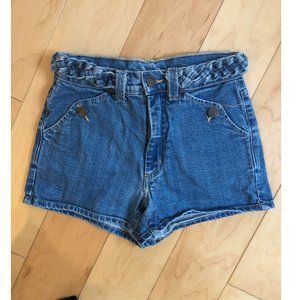 Vintage High-waisted Denim shorts